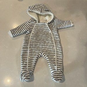 Nordstrom Fleece Lined Bunting - Size 3 Months - Excellent Condition